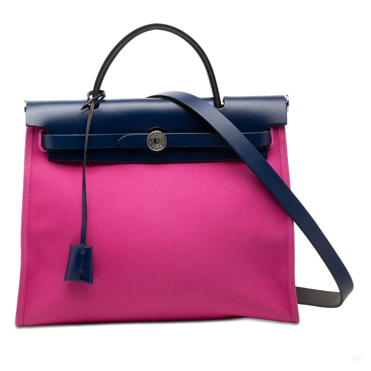322606127 Herbag PM Canvas 1 pouch Top handle Handbag Pink 1
