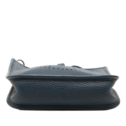 Evelyne 16 TPM Clemence Leather Hobo Crossbody Blue