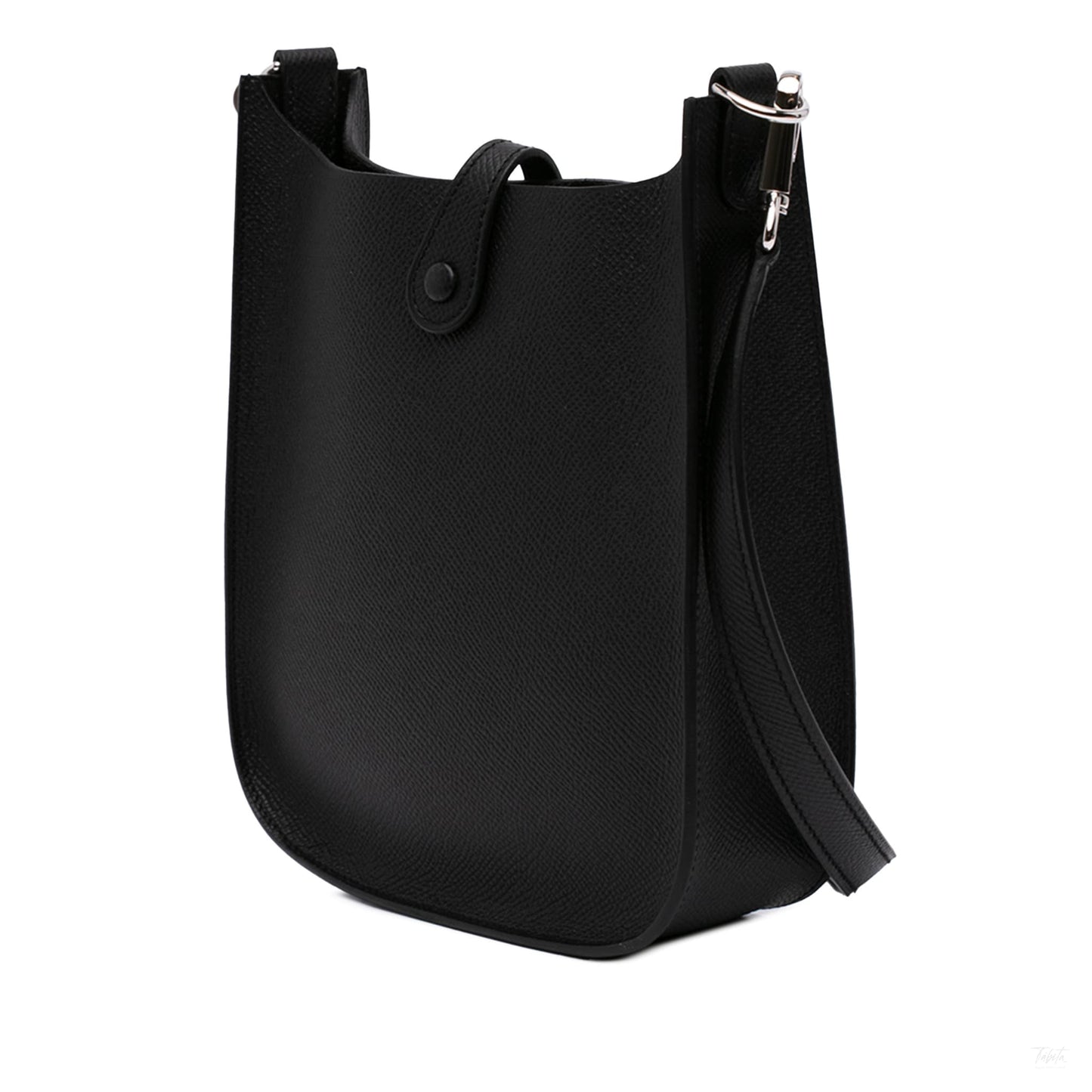 322607001 Evelyne 16 TPM Epsom Leather Hobo Crossbody Black 2