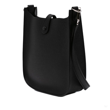 322607001 Evelyne 16 TPM Epsom Leather Hobo Crossbody Black 2
