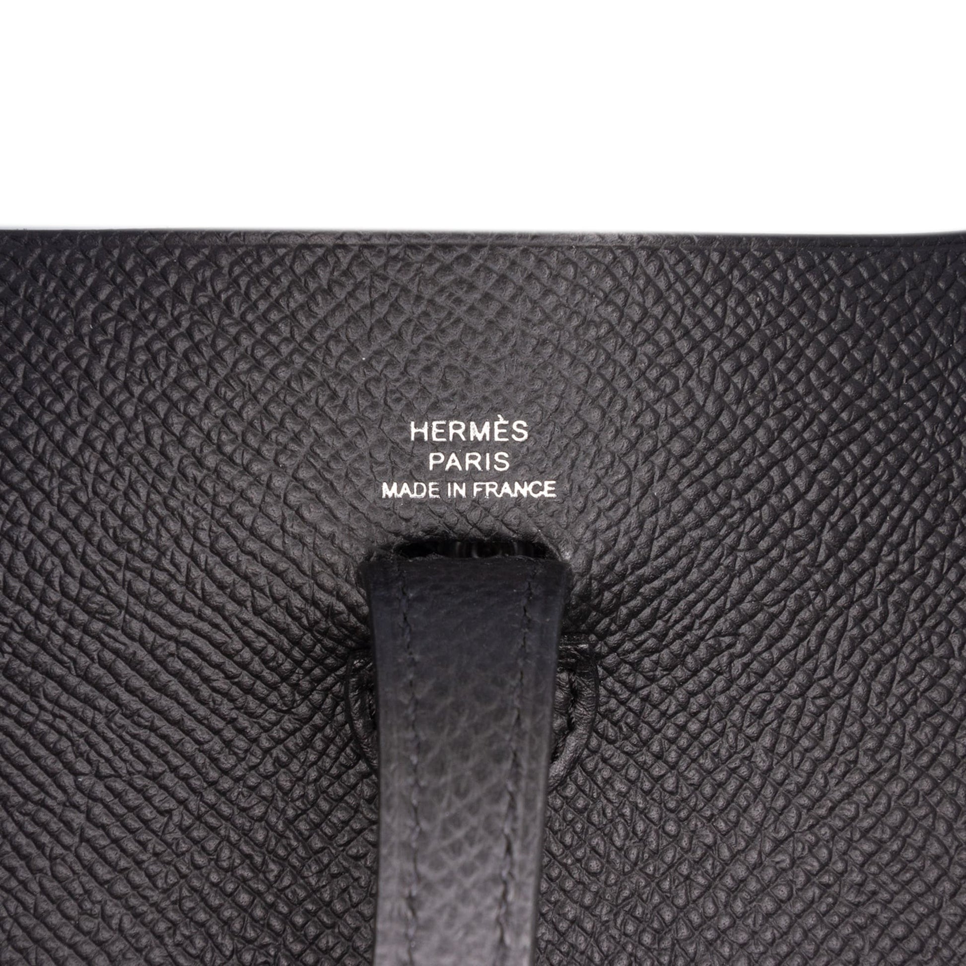 322607001 Evelyne 16 TPM Epsom Leather Hobo Crossbody Black 5