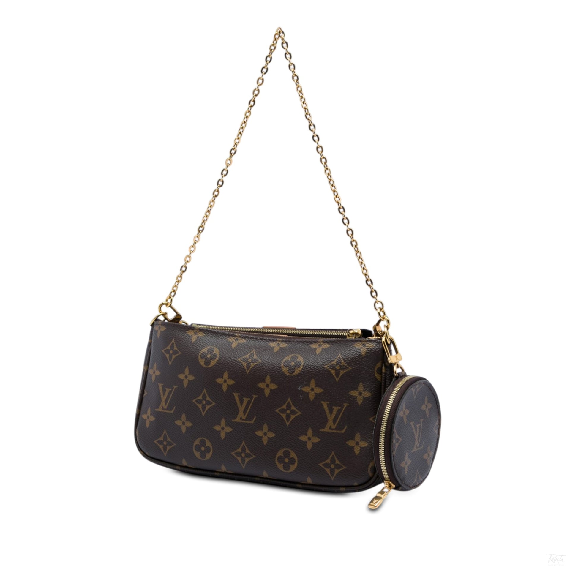 322607002 Multi Pochette Accessoires Canvas Pouch Crossbody Monogram 2