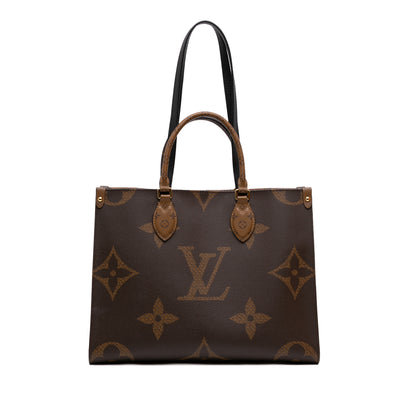 Onthego MM Canvas Monogram Giant Shopper Handbag Monogram