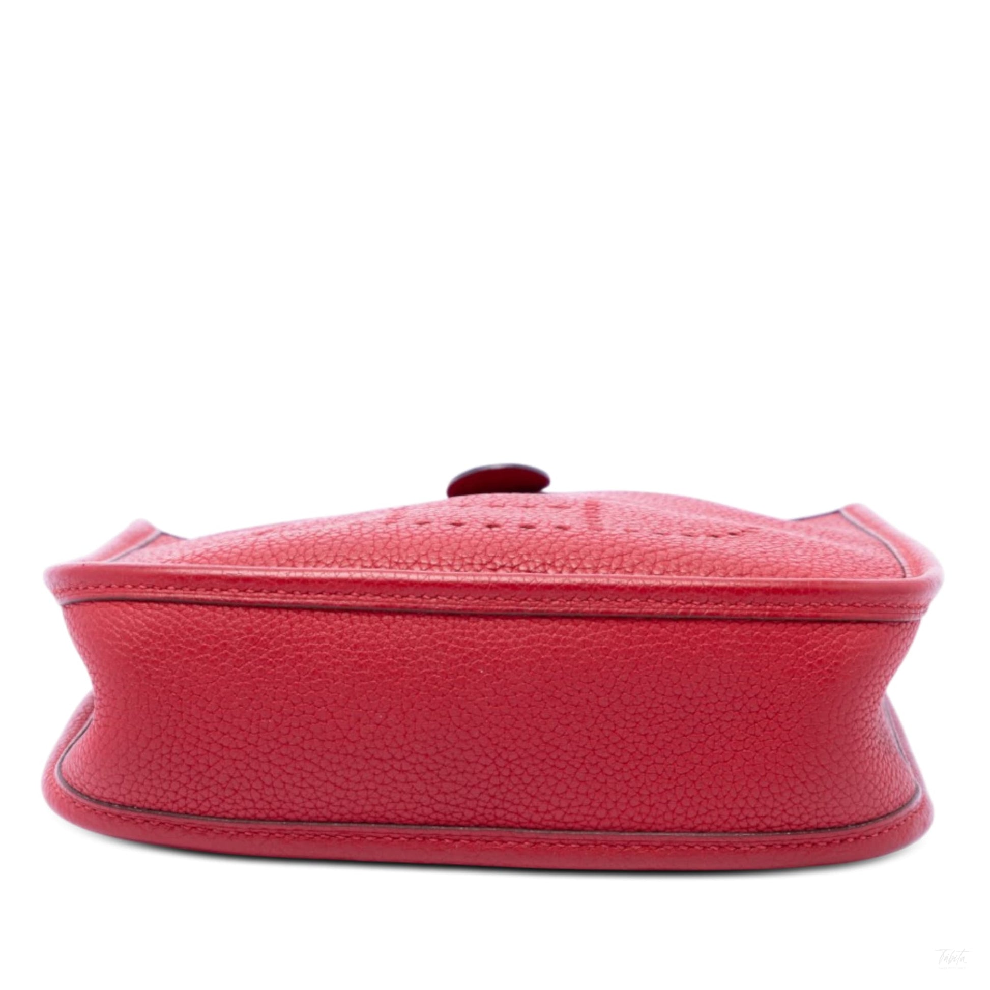 322607067 Evelyne 16 TPM Clemence Leather Hobo Crossbody Red 3