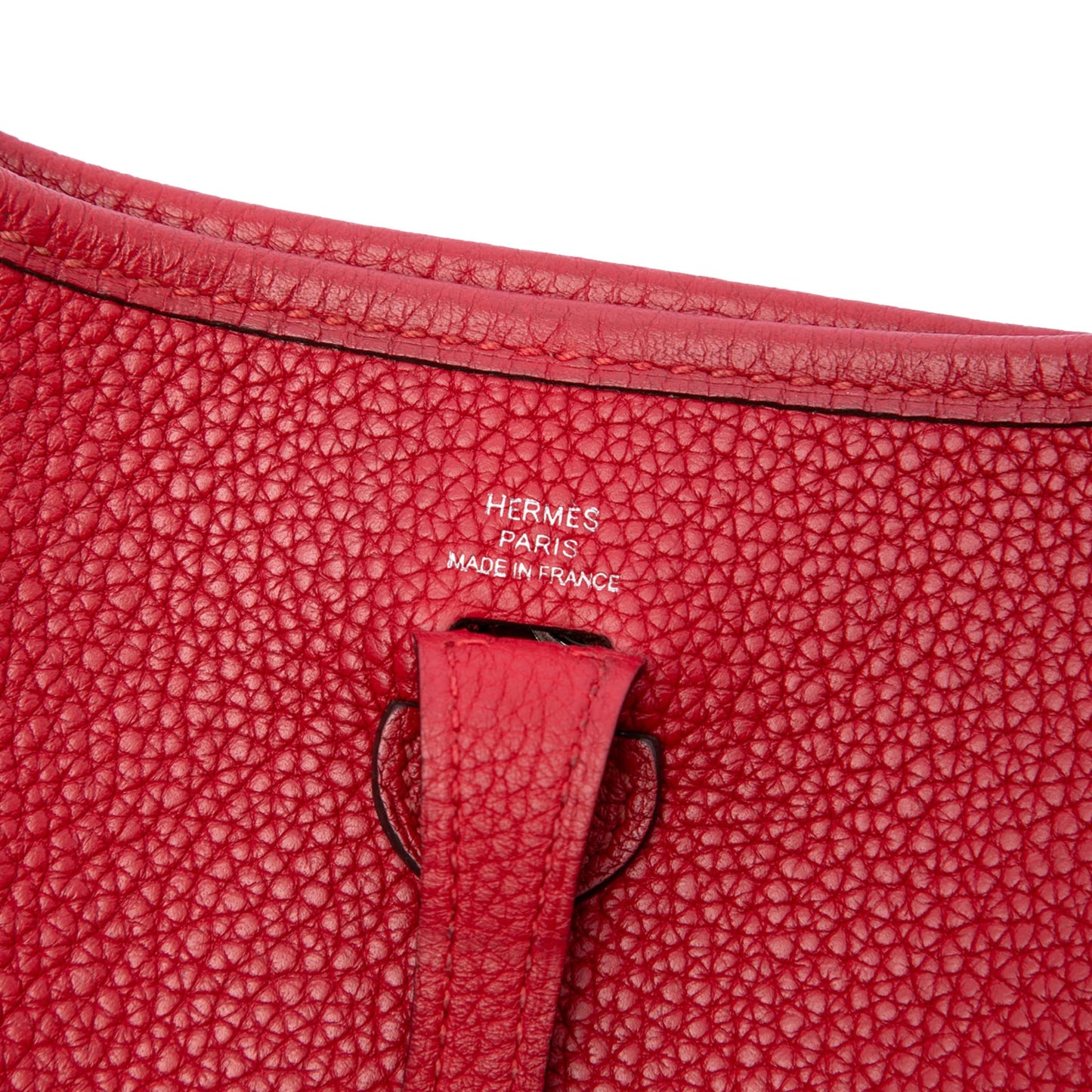 322607067 Evelyne 16 TPM Clemence Leather Hobo Crossbody Red 5