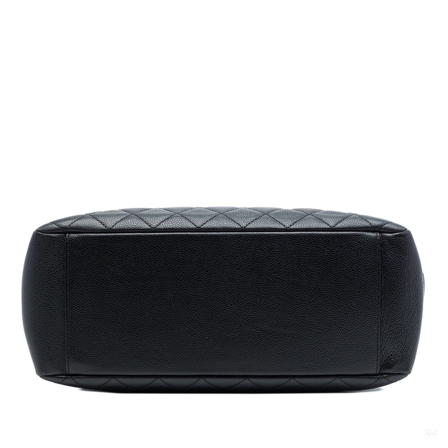 322607069 GST Quilted Caviar Leather Shopper Bag Black 3