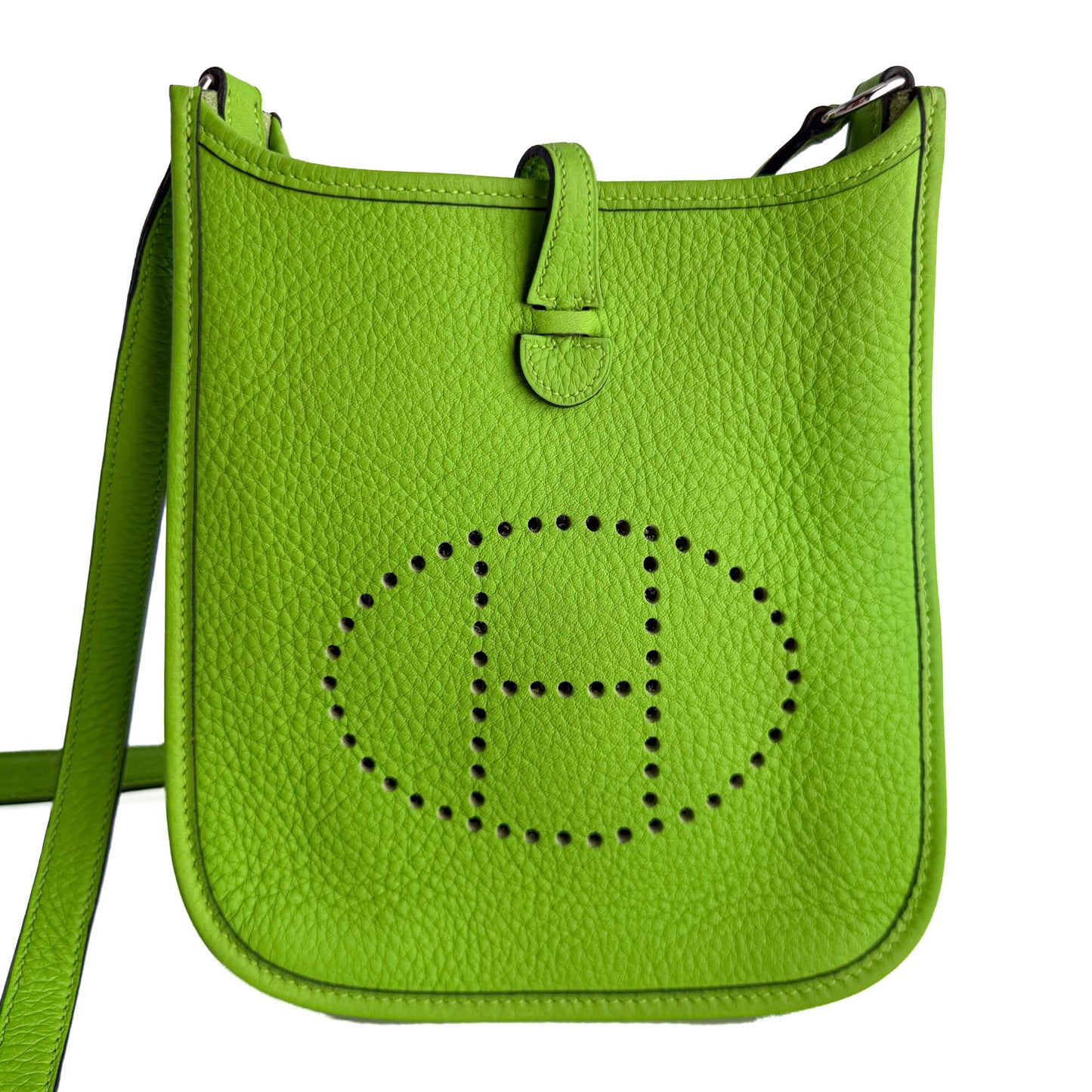 Evelyne 16 TPM Taurillon Clemence Leather Amazone Hobo bandoulière vert 