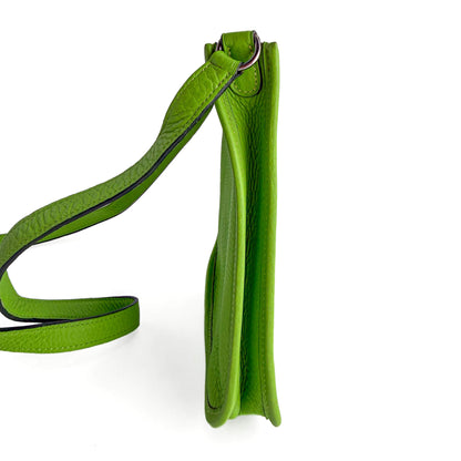 Evelyne 16 TPM Taurillon Clemence Leather Amazone Hobo bandoulière vert 