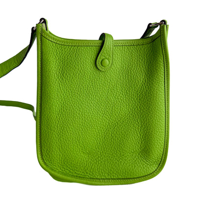 Evelyne 16 TPM Taurillon Clemence Leather Amazone Hobo bandoulière vert 