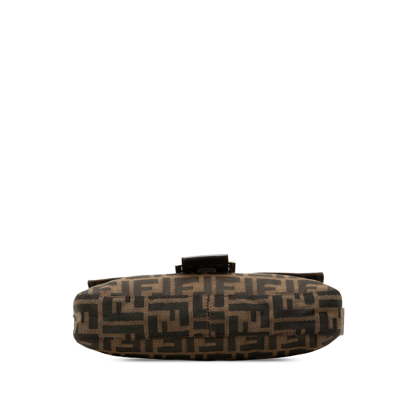 Zucca Medium Canvas Baguette Handbag Brown