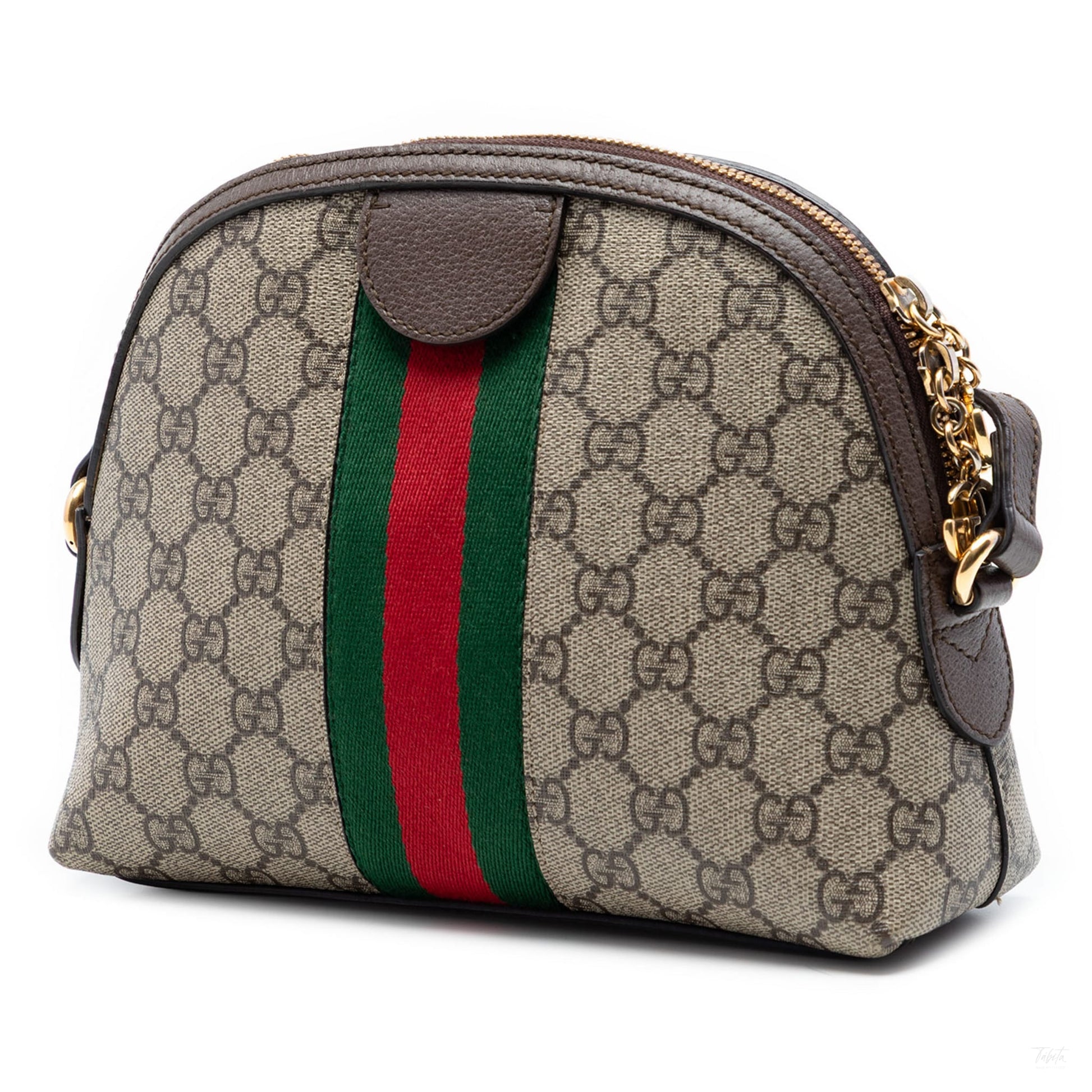 322608046 Ophidia GG Small Canvas Pouch Handbag Beige 2