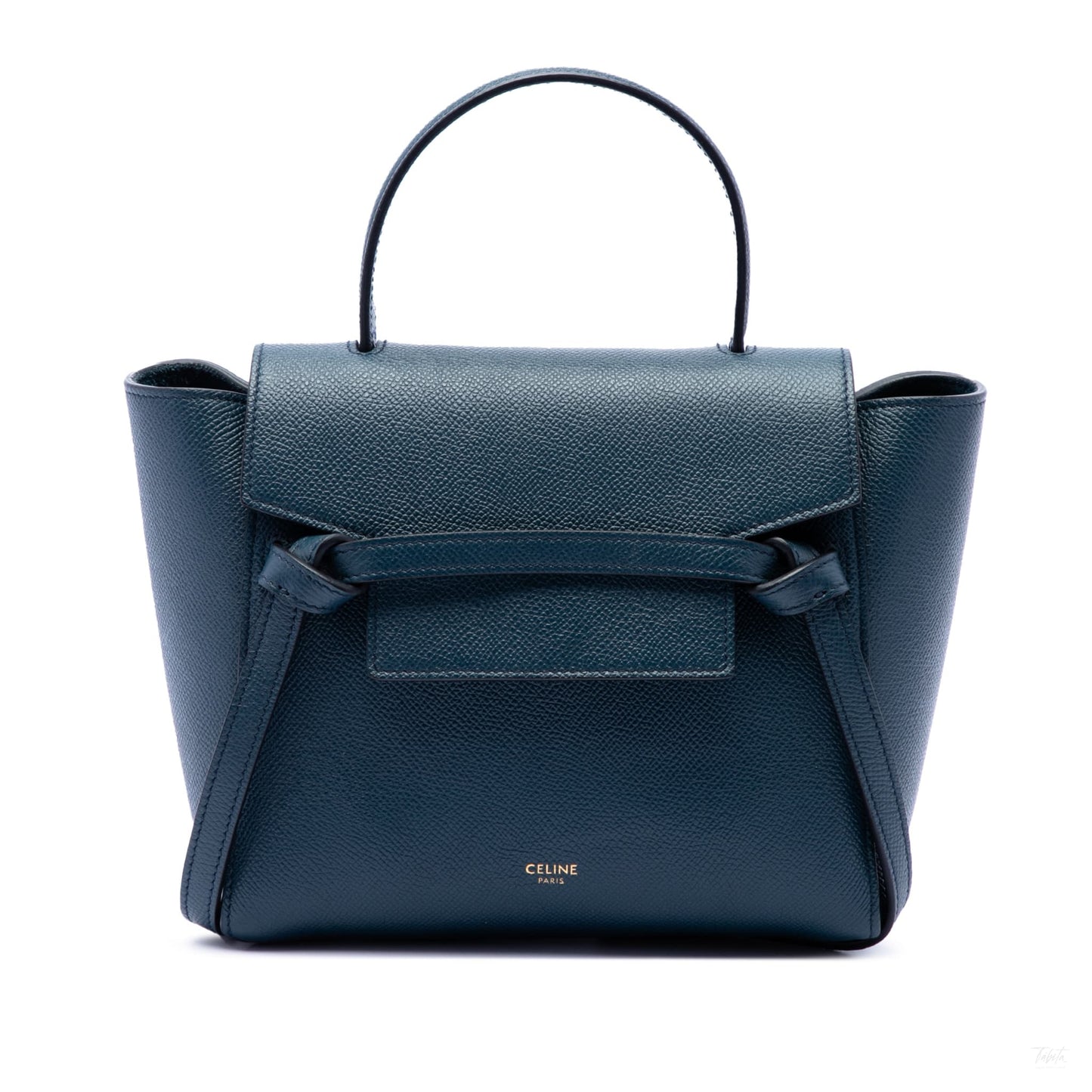 322608048 Belt Bag Nano Grained Calfskin Leather Tote Handbag Blue 1