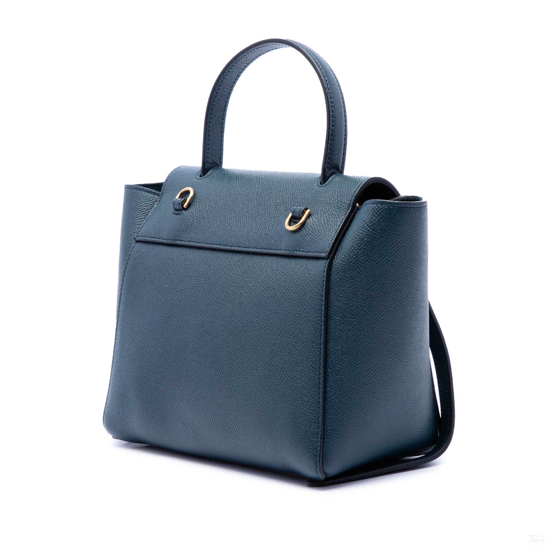 322608048 Belt Bag Nano Grained Calfskin Leather Tote Handbag Blue 2