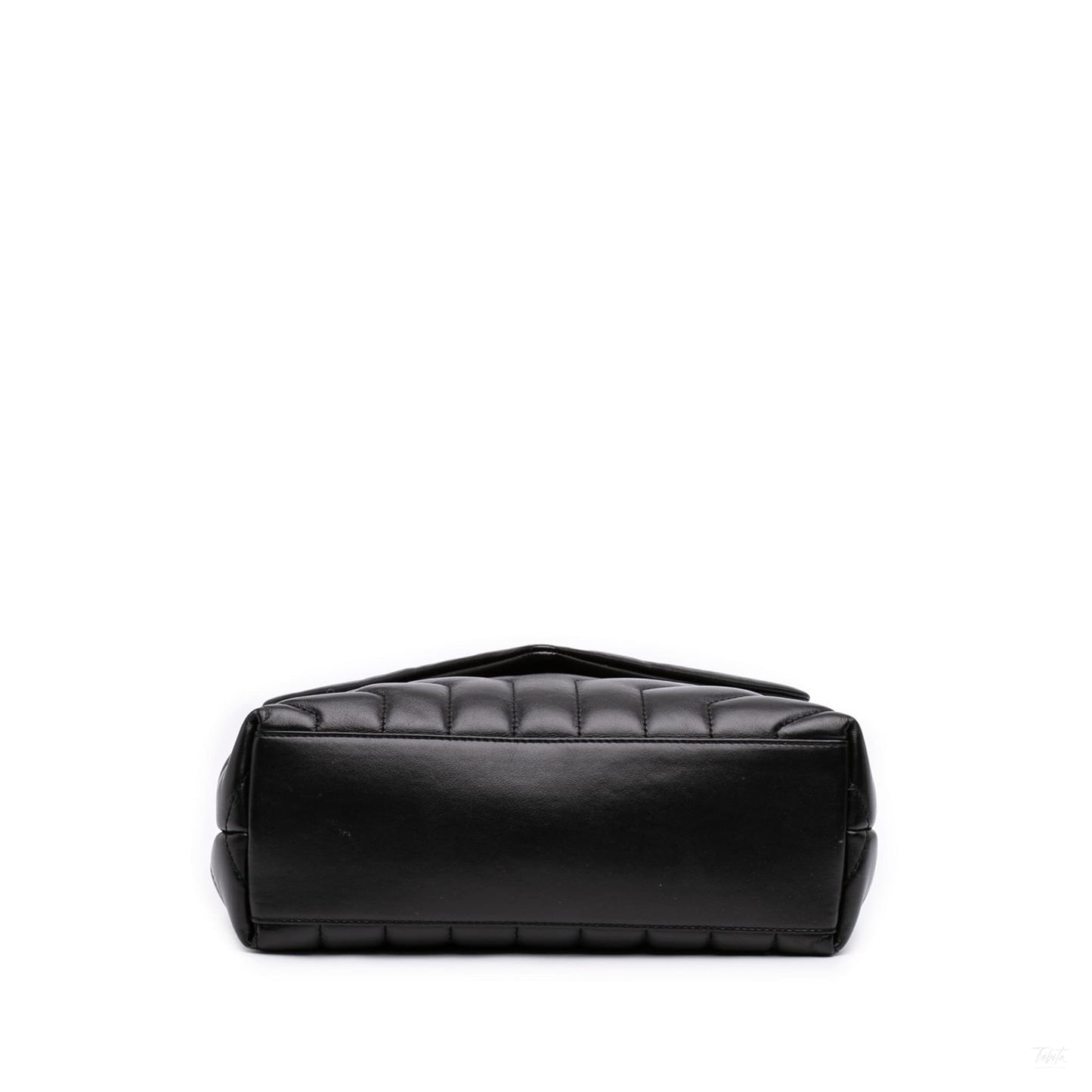 322608068 Loulou Small Chevron Quited Leather 2 Ways Envelope Bag Black 3