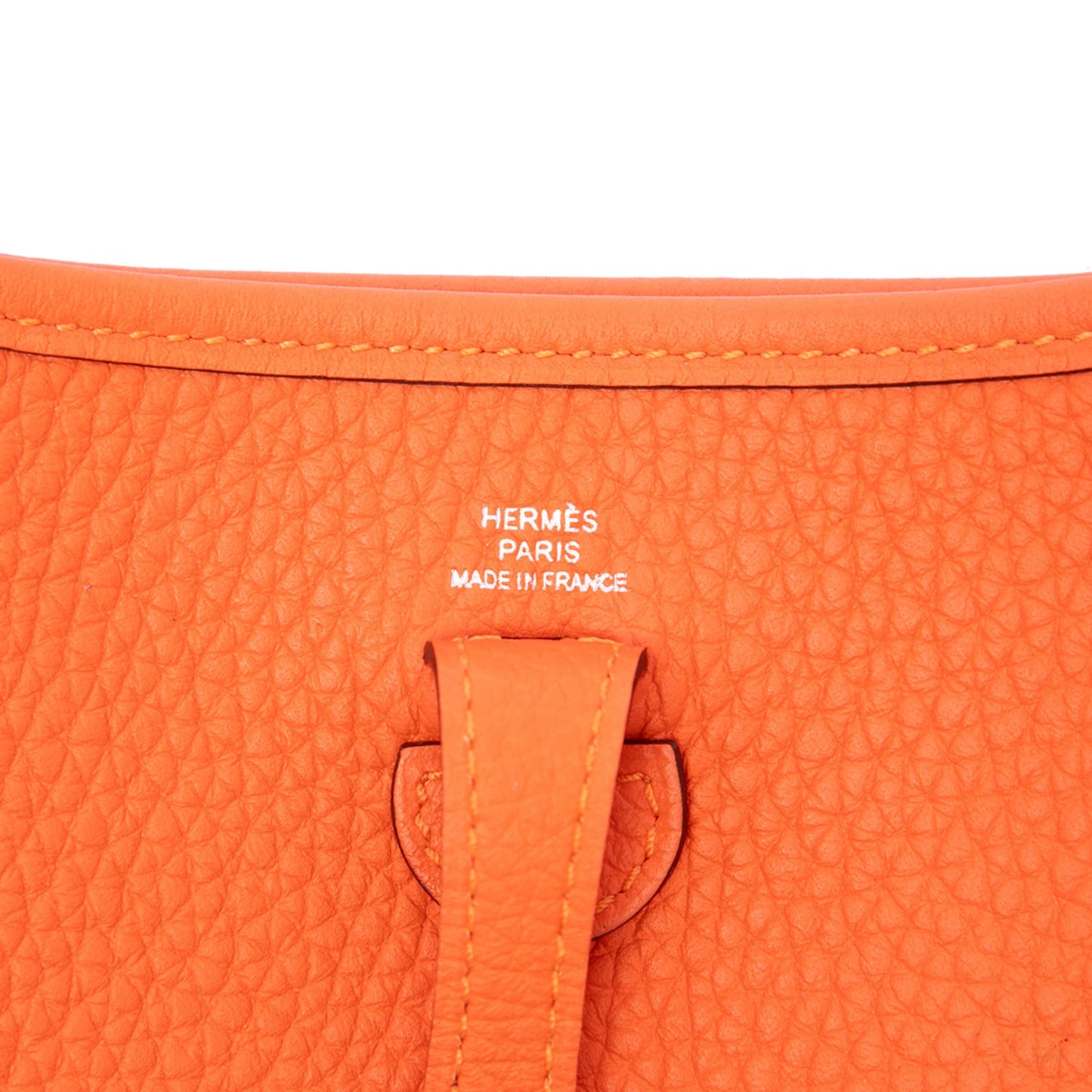 322608088 Evelyne 16 TPM Clemence Leather Hobo Crossbody Orange 5