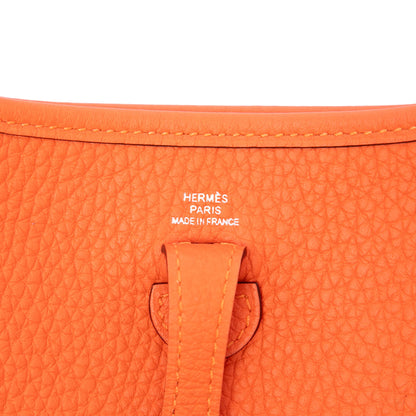 322608088 Evelyne 16 TPM Clemence Leather Hobo Crossbody Orange 5