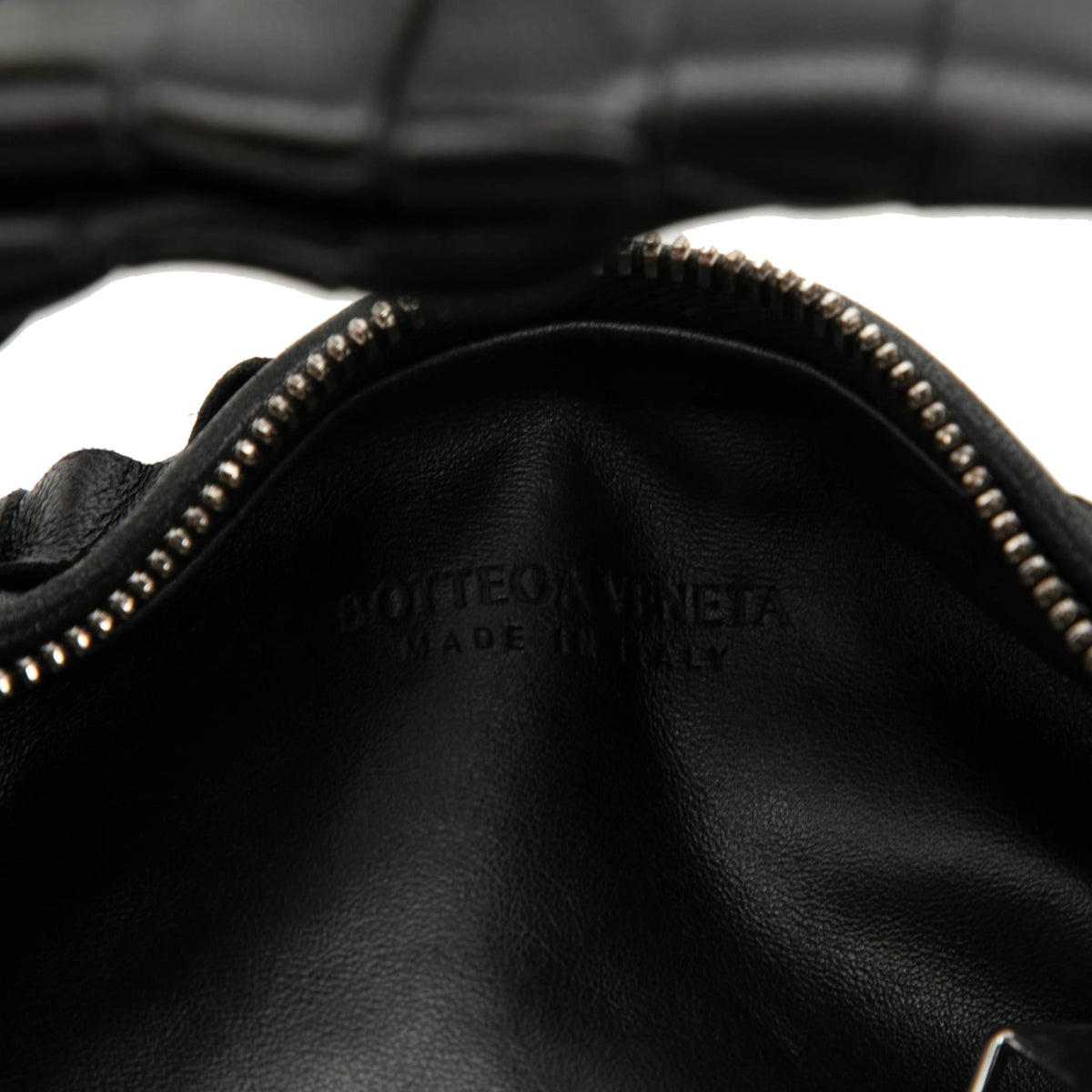 322609006 Jodie Mini Intrecciato Leather Hobo Handbag Black 5