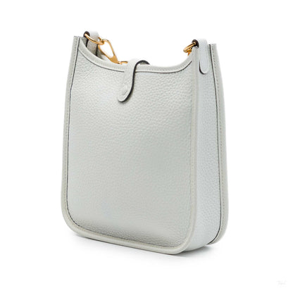 322609007 Evelyne 16 TPM Clemence Leather Hobo Crossbody Blue 2