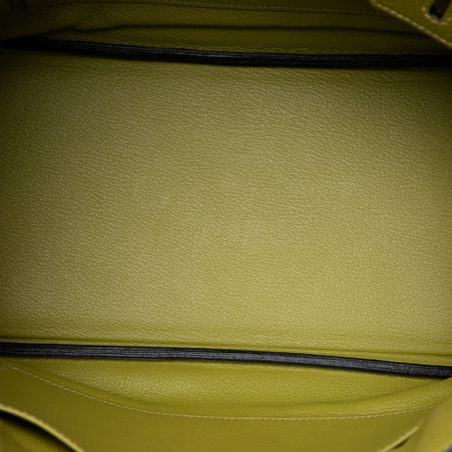 322609008 Birkin 30 Taurillon Clemence Leather Top handle Bag Green 4