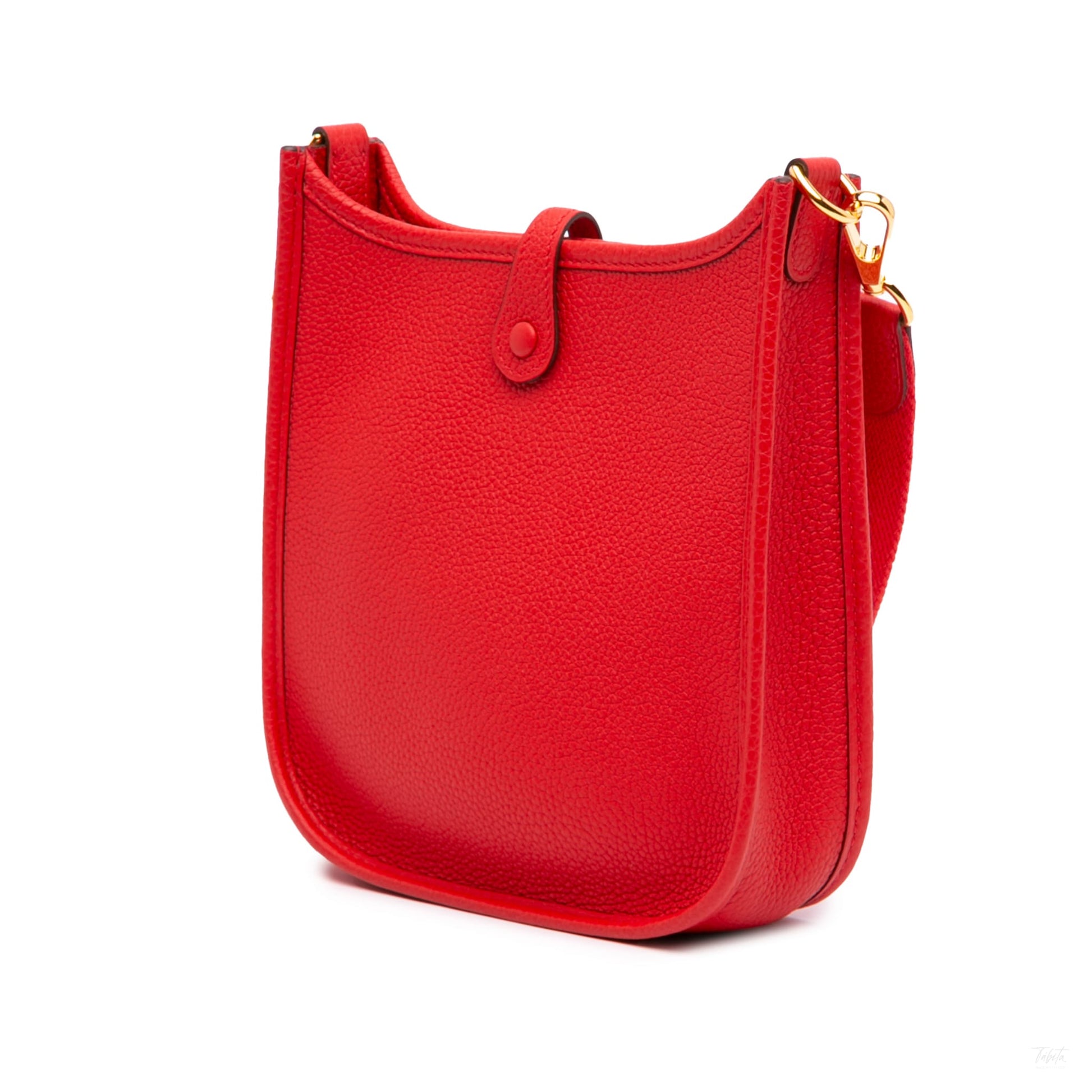 322609010 Evelyne 16 TPM Clemence Leather Hobo Crossbody Red 2