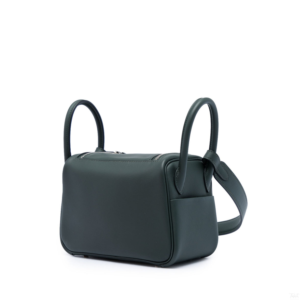 322609011 Lindy Mini Clemence Leather Crossbody Green 2