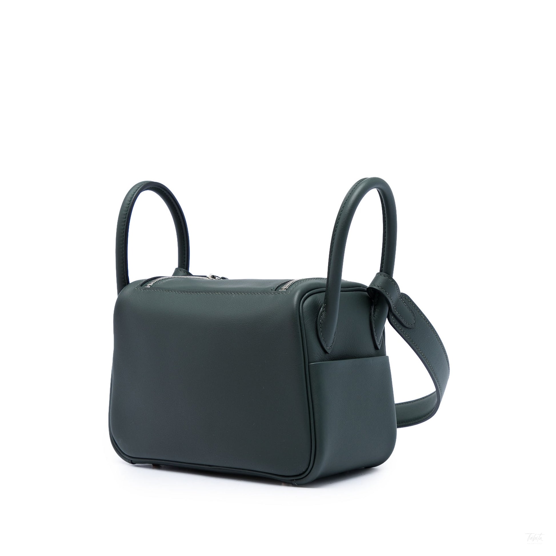 322609011 Lindy Mini Clemence Leather Crossbody Green 2
