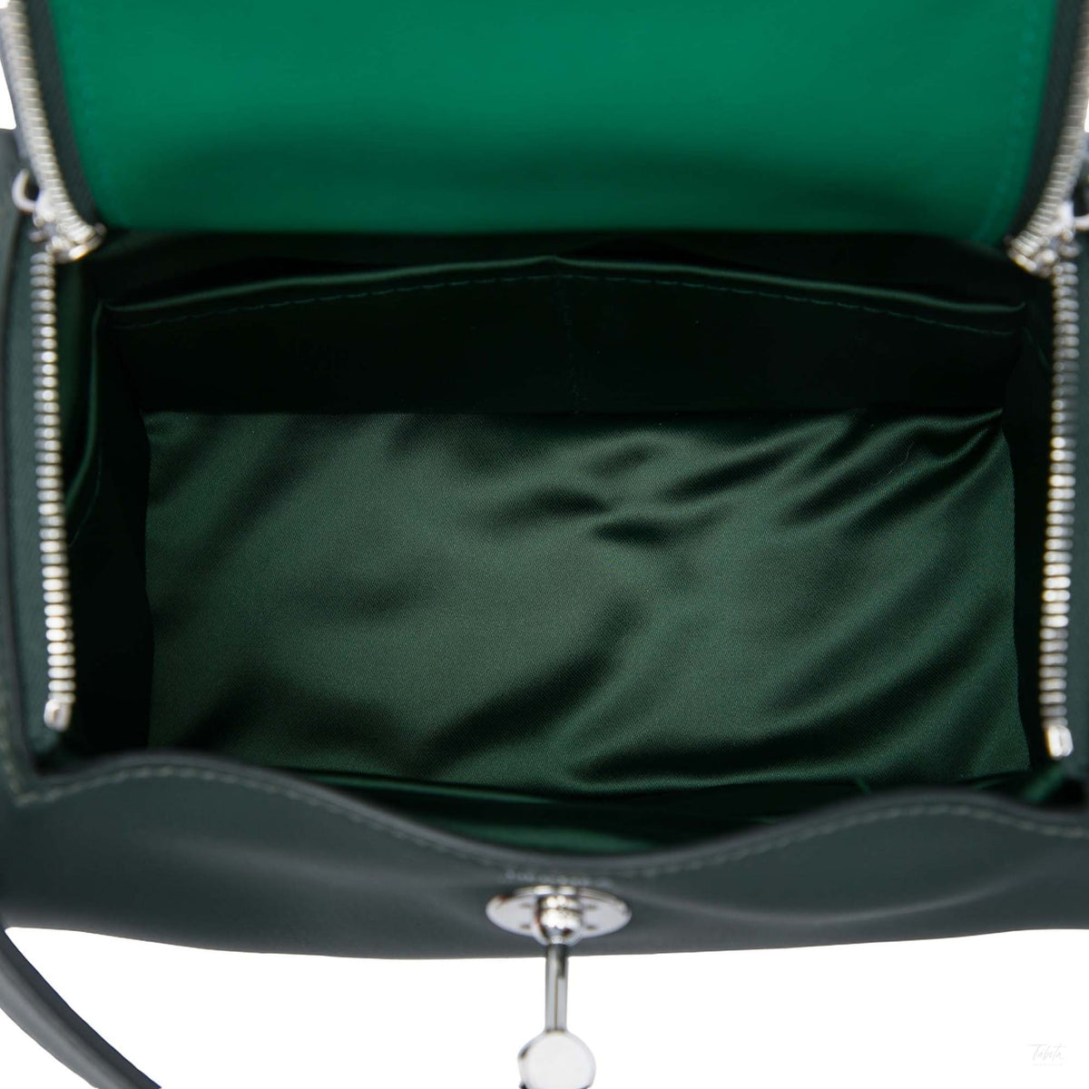 322609011 Lindy Mini Clemence Leather Crossbody Green 4