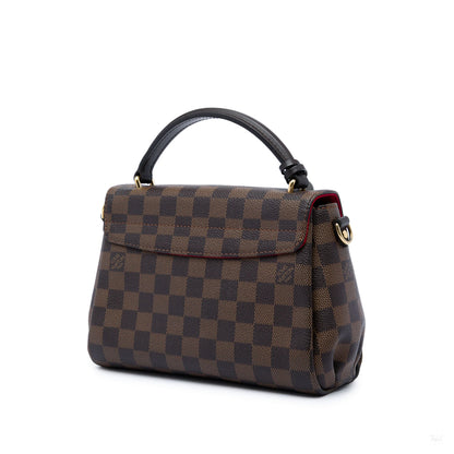 322609020 Croisette Canvas Top handle Crossbody Damier Ebene 2