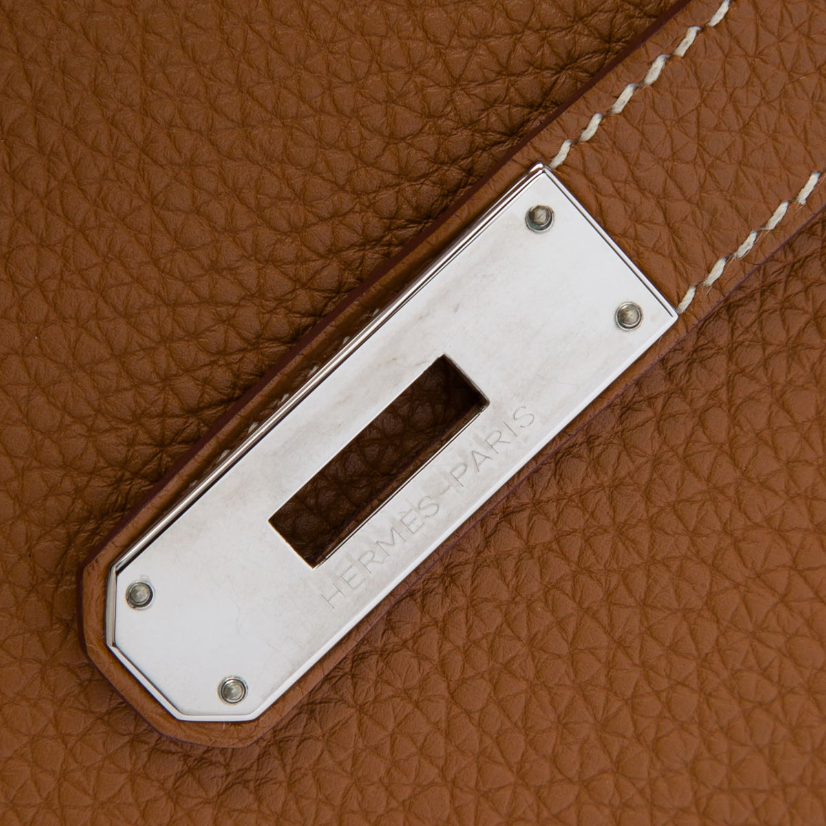 322609028 Birkin 35 Togo Leather Top handle Bag Brown 5