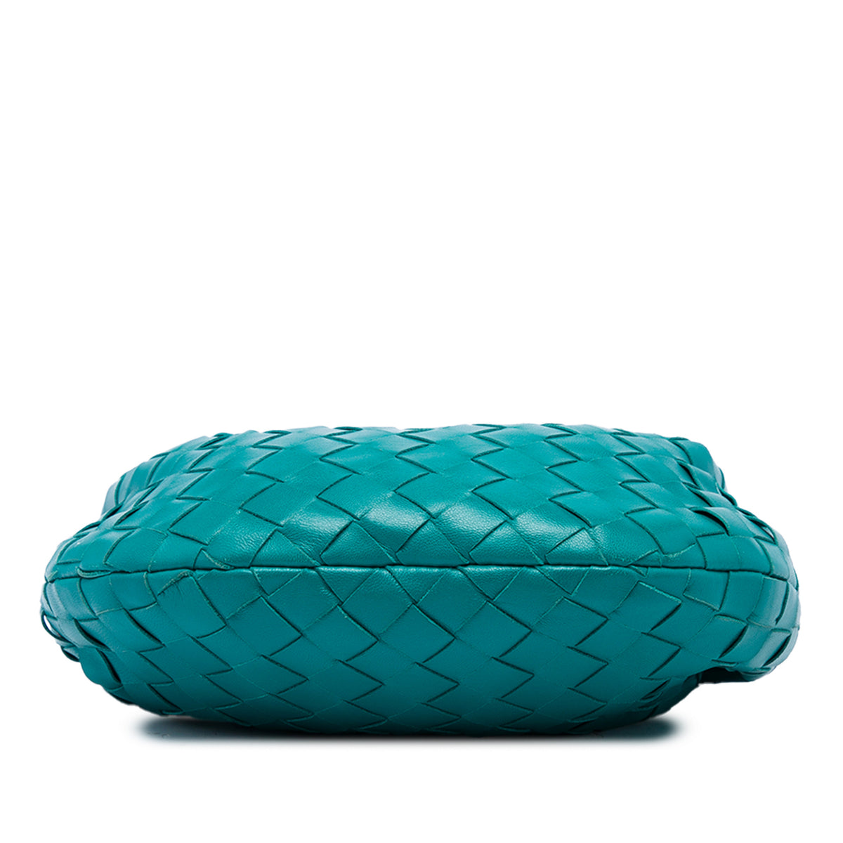 Sac cabas en cuir Jodie Mini Intrecciato Bleu 