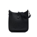 Evelyne 16 TPM Clemence Leather Hobo Crossbody Black