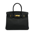 Birkin 30 Epsom Leather Top-handle Bag Black