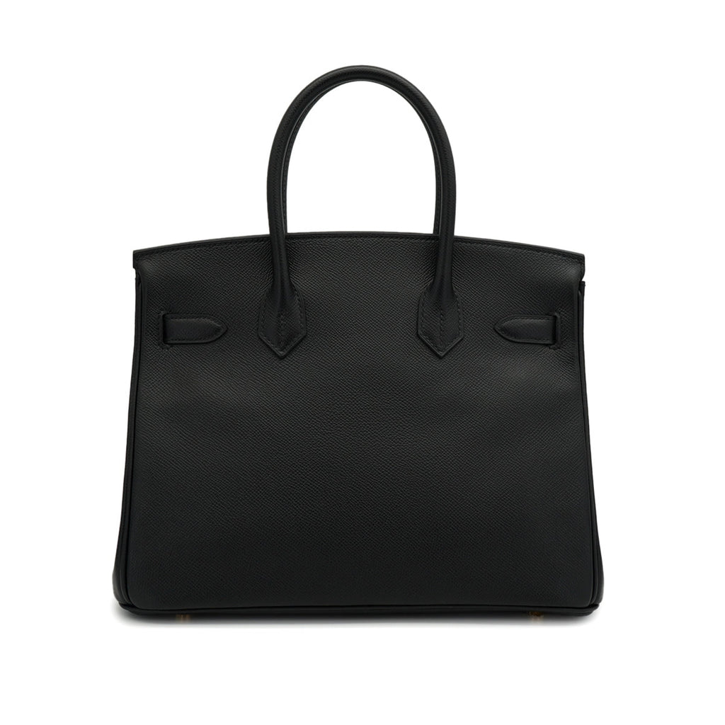 Birkin 30 Epsom Leather Top-handle Bag Black