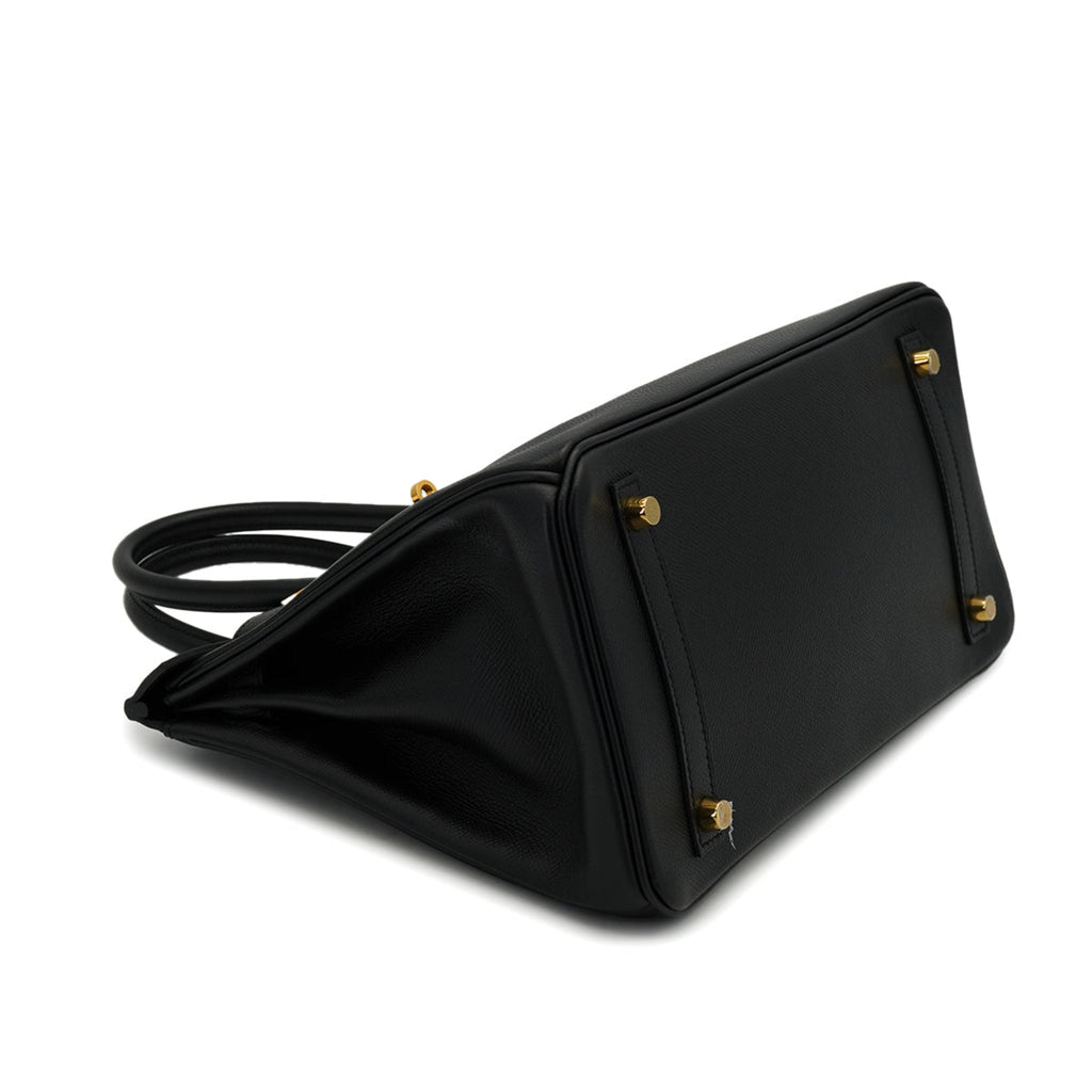 Birkin 30 Epsom Leather Top-handle Bag Black