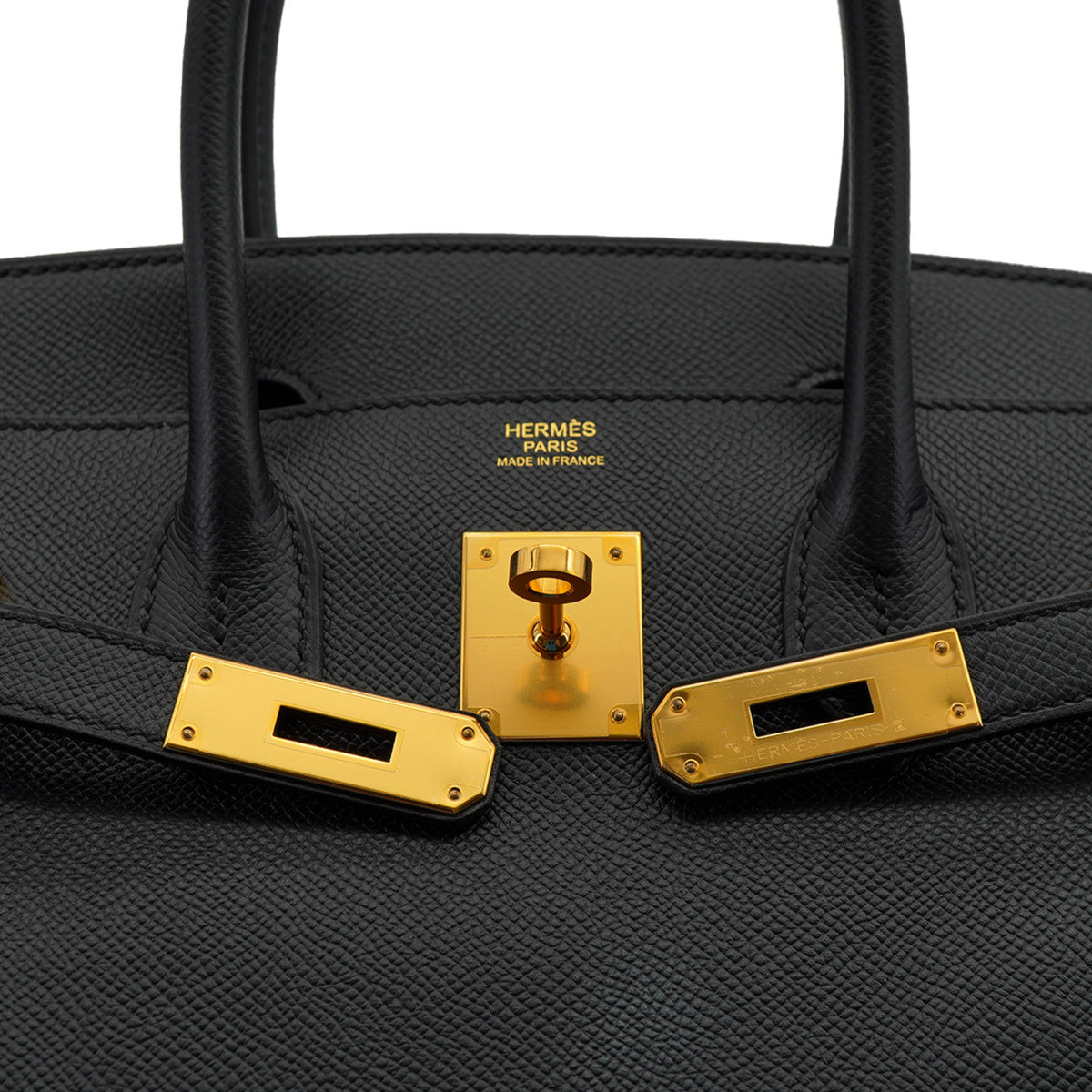Birkin 30 Epsom Leather Top-handle Bag Black