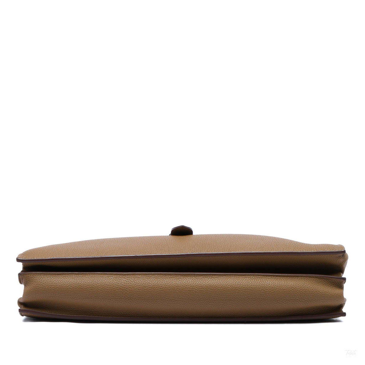 322610006 Sac a Depeches 40 Togo Leather Business Handbag Brown 3