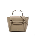 322610010 Belt Bag Nano Grained Calfskin Leather Tote Handbag Beige 1