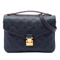 322610013 Metis Leather Flap Crossbody Blue 1