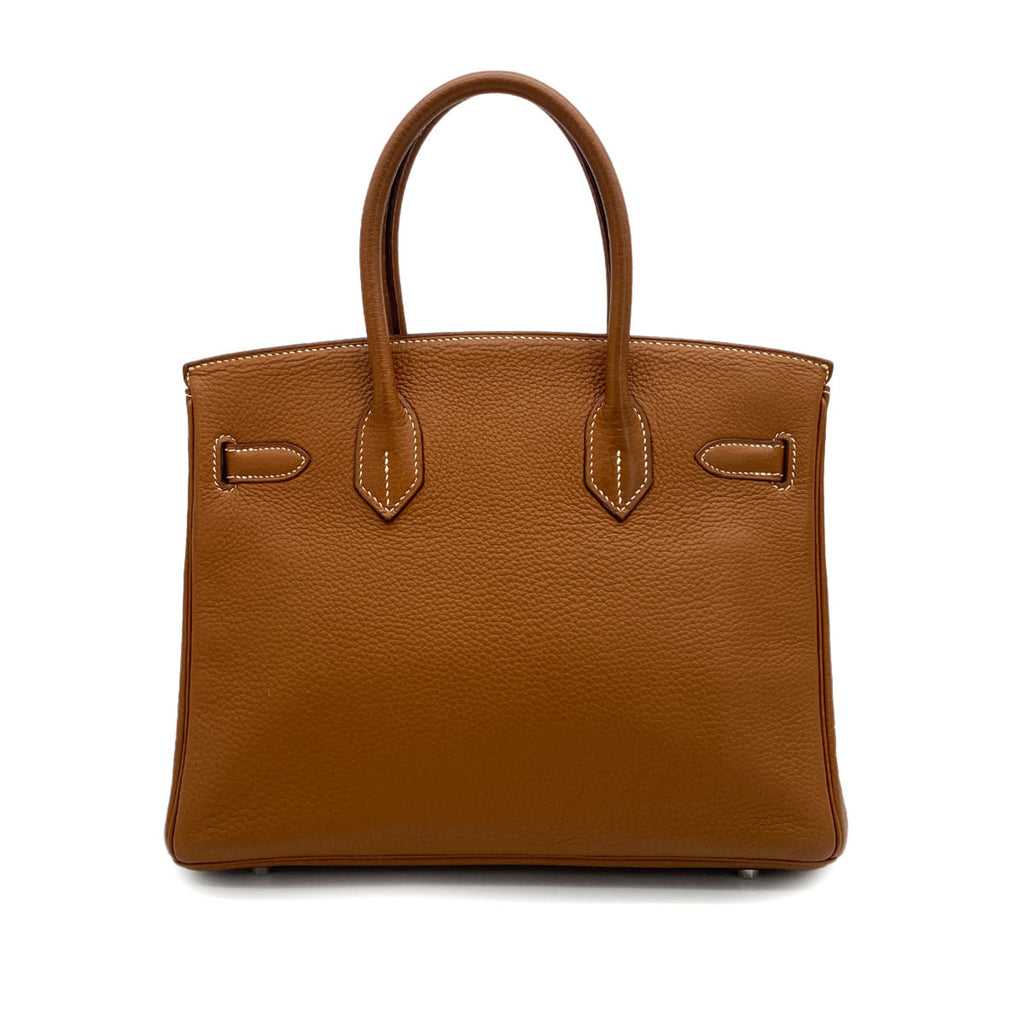 Birkin 30 Taurillon Clemence Leather Top-handle Bag Gold