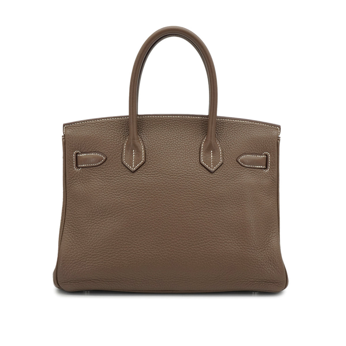 Birkin 30 Taurillon Clemence Leather Top-handle Bag Etoupe