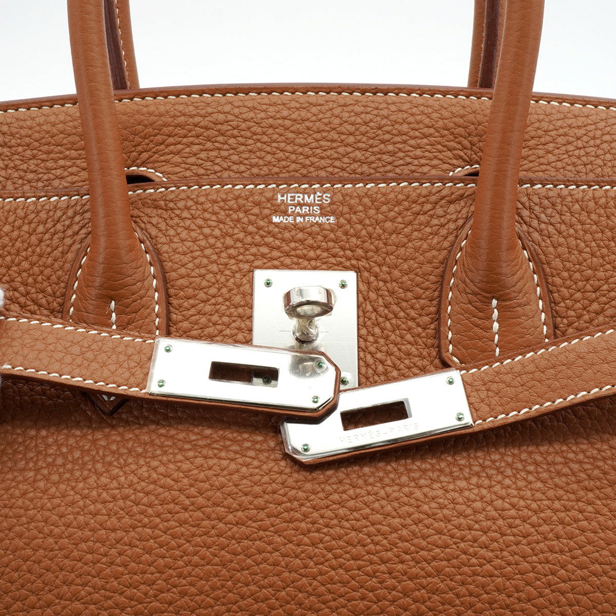 Birkin 30 Taurillon Clemence Leather Top-handle Bag Gold