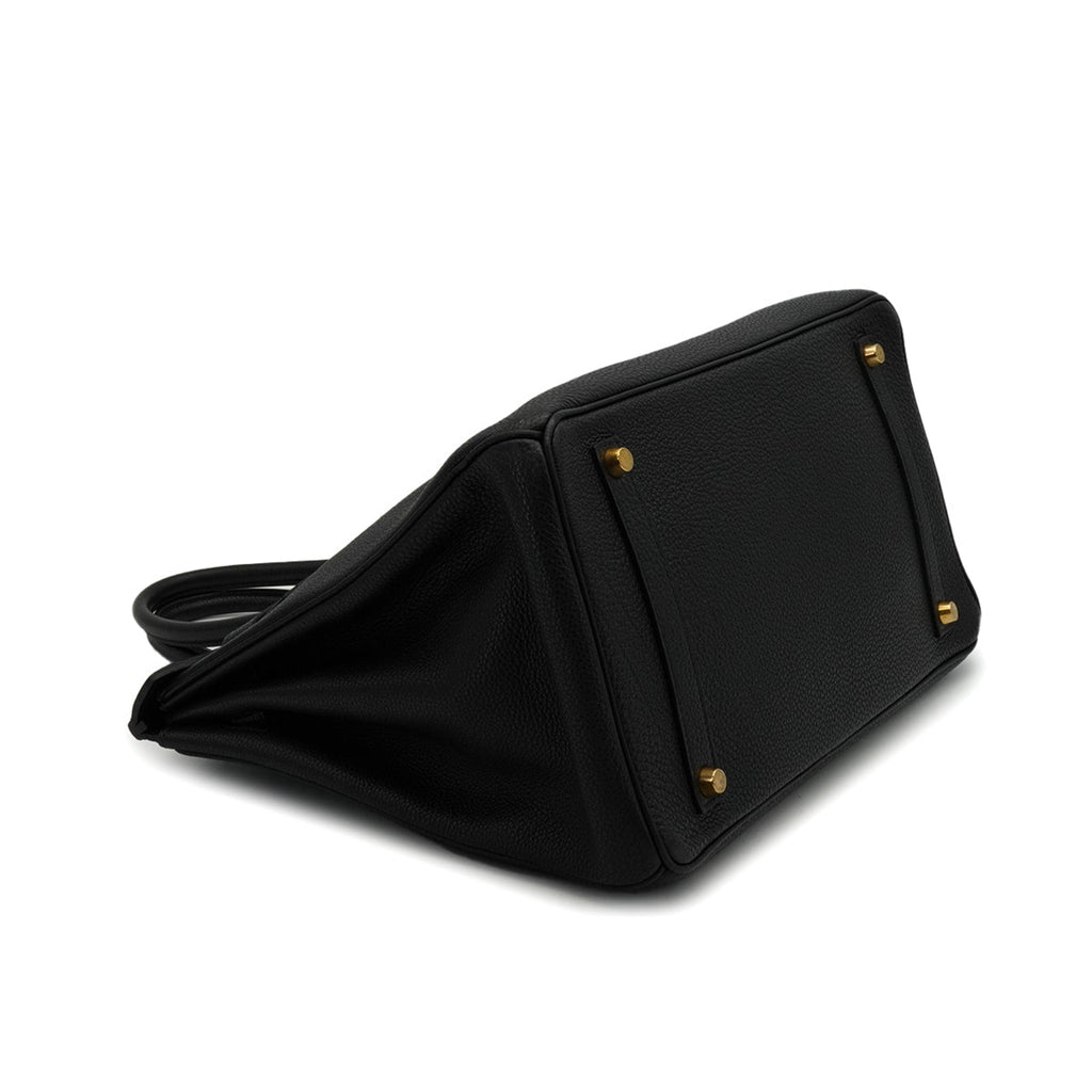 Birkin 35 Togo Leather Top-maniglia Bag Black 