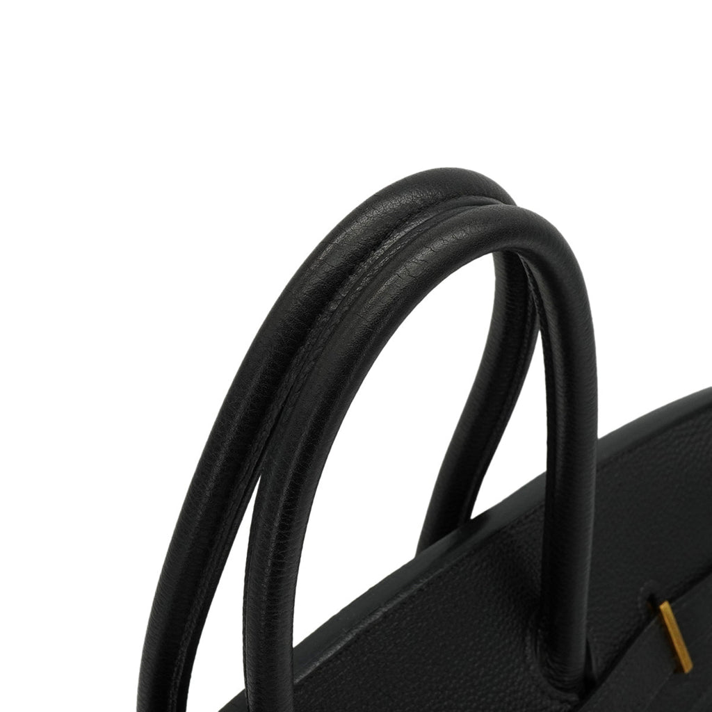 Birkin 35 Togo Leather Top-maniglia Bag Black 