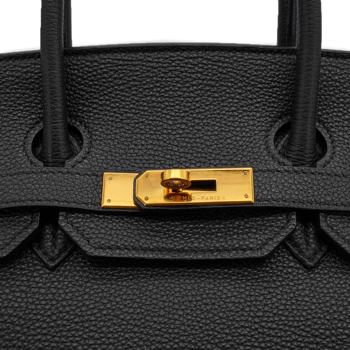 Birkin 35 Togo Leather Top-maniglia Bag Black 