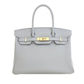 Birkin 30 Togo Leder Top-Handle Handtasche Blue 