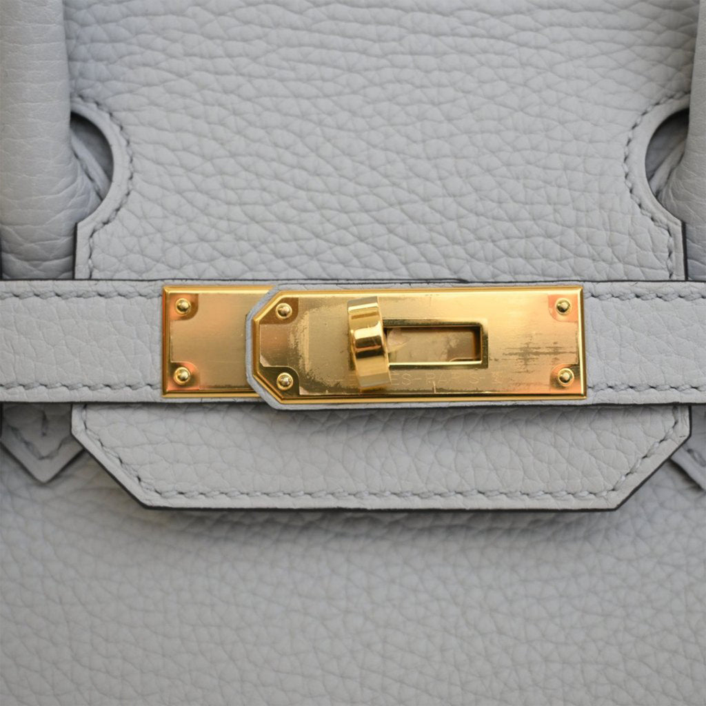 Birkin 30 Togo Leder Top-Handle Handtasche Blue 