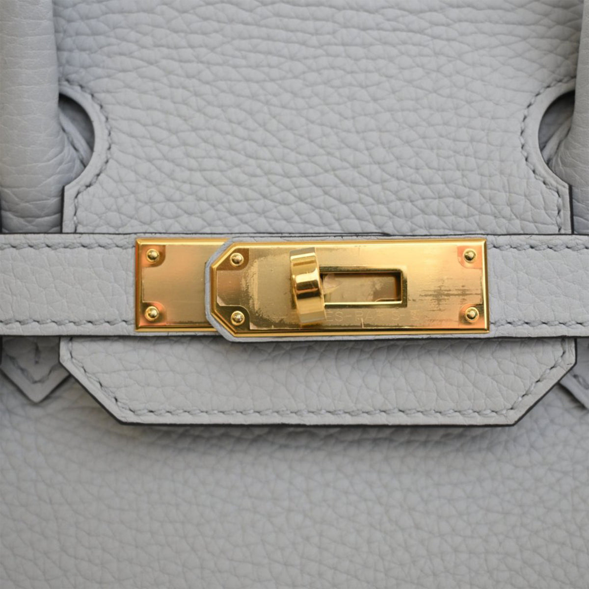 Birkin 30 Togo Leder Top-Handle Handtasche Blue 