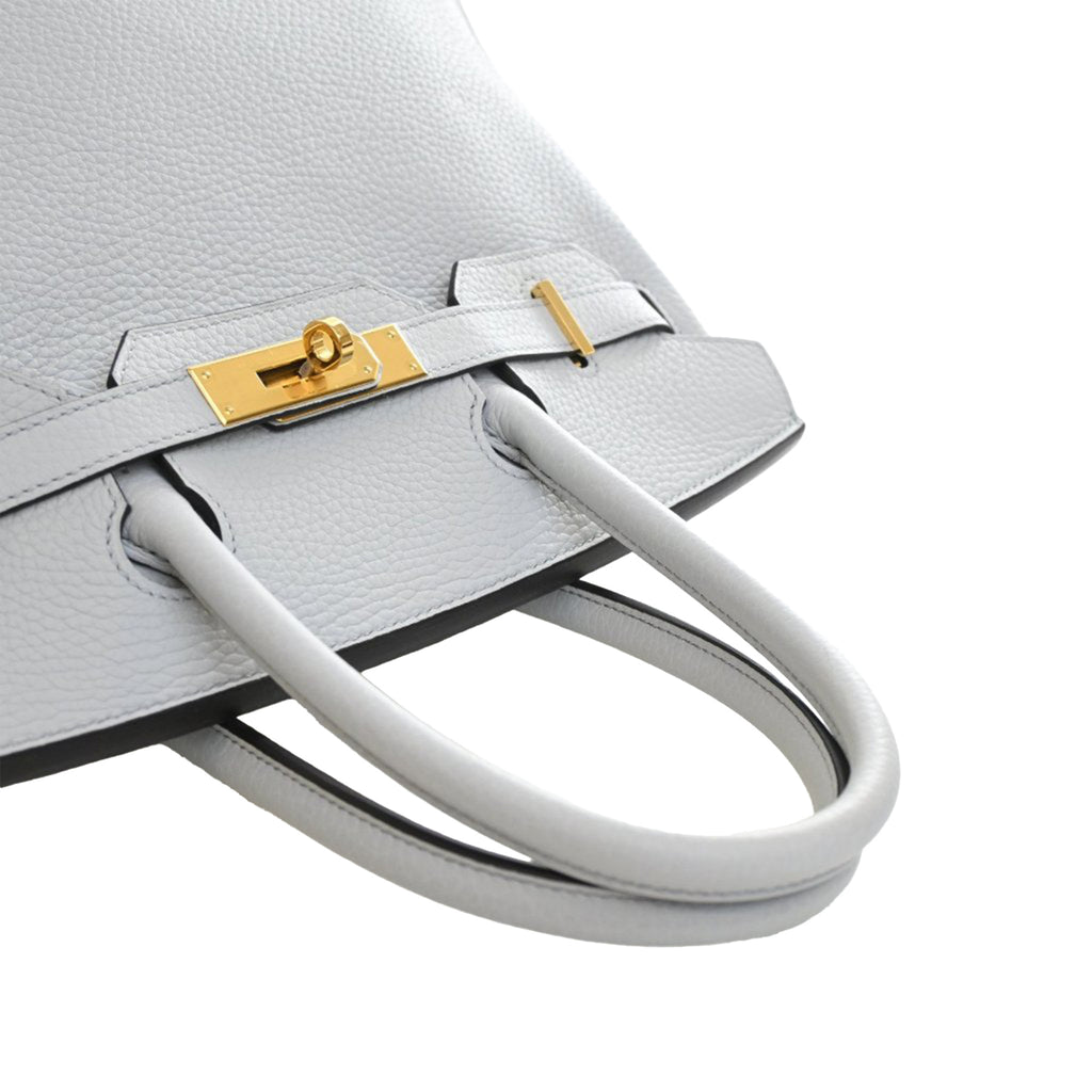 Birkin 30 Togo Leder Top-Handle Handtasche Blue 