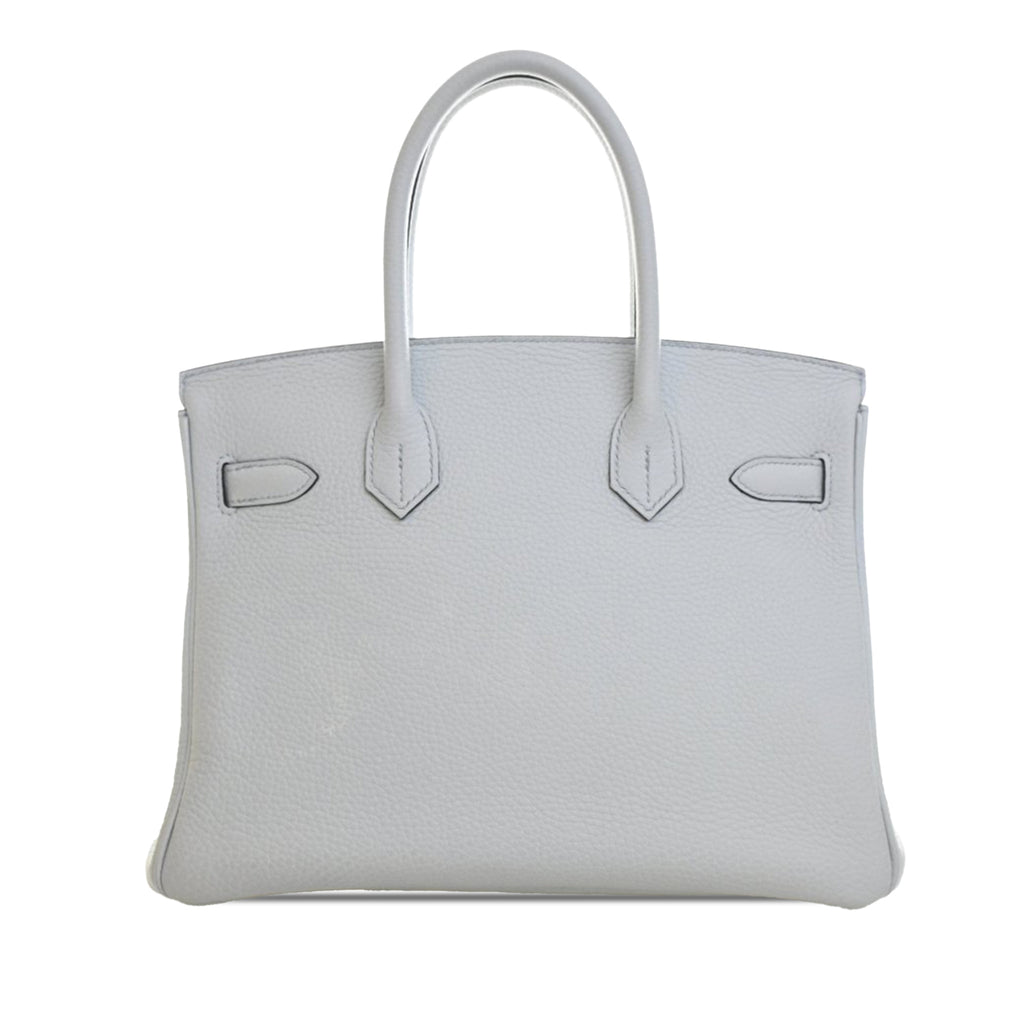 Birkin 30 Togo Leder Top-Handle Handtasche Blue 
