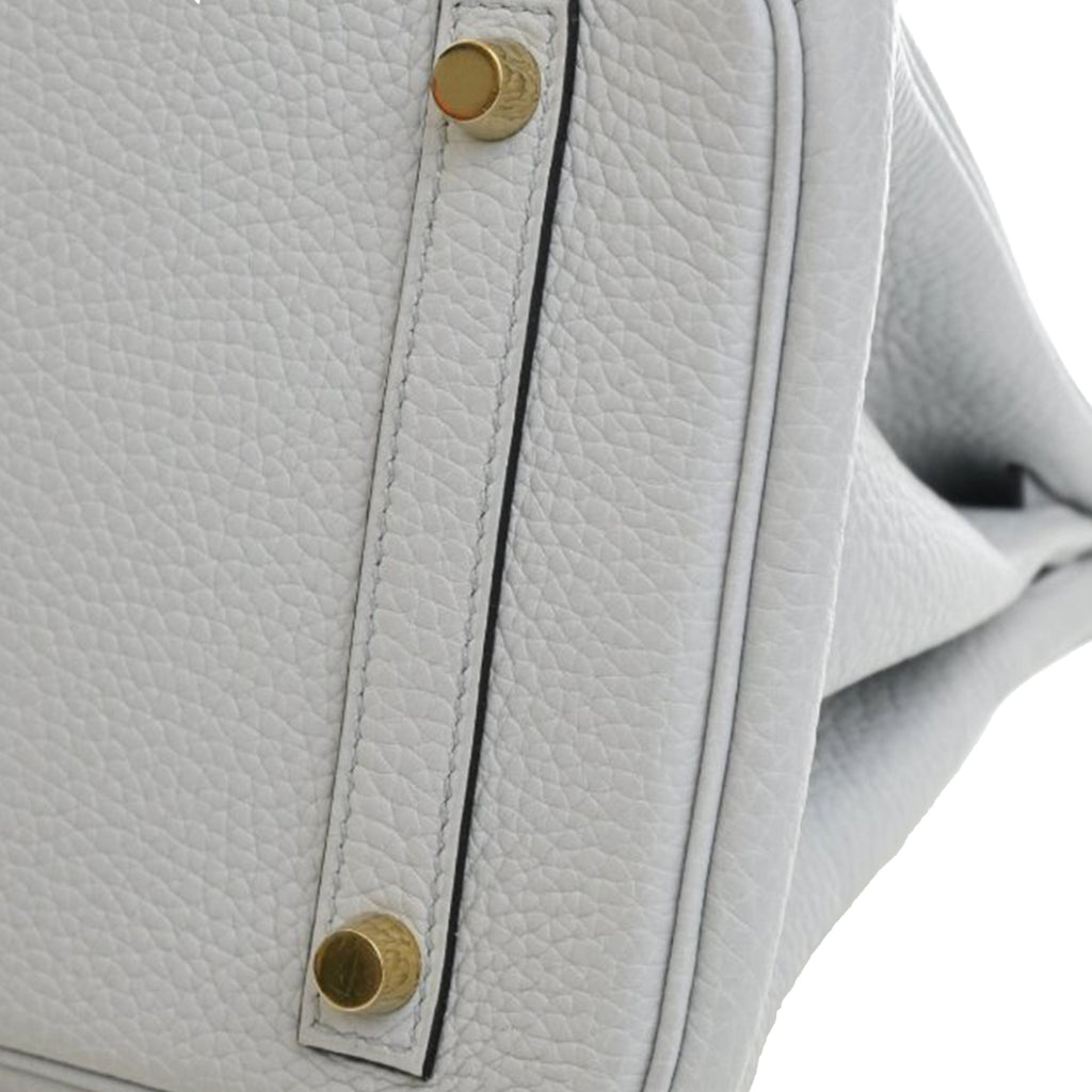 Birkin 30 Togo Leder Top-Handle Handtasche Blue 